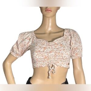 ROXY Cropped Printed Top